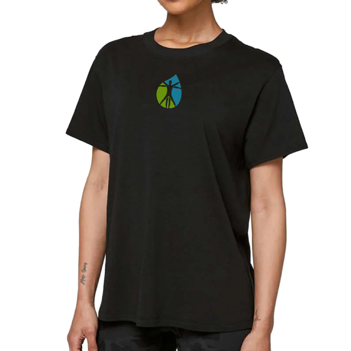 TLC Logo Black Unisex T-Shirt image number 0