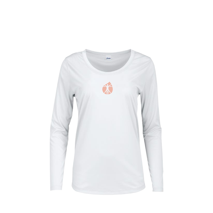 Women’s Peach Logo Long-Sleeve Shirt image number 0