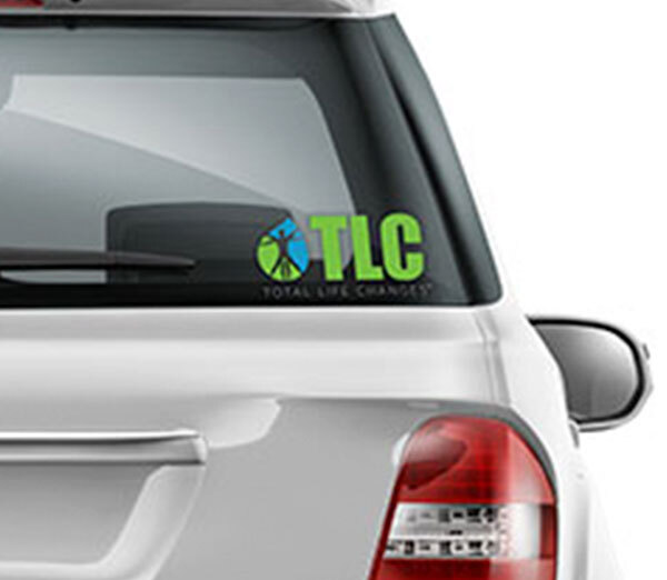 TLC Logo Car Decal