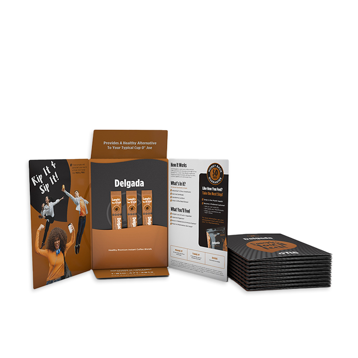 Delgada Instant Coffee Sample Mailer - 10 Pack image number 0